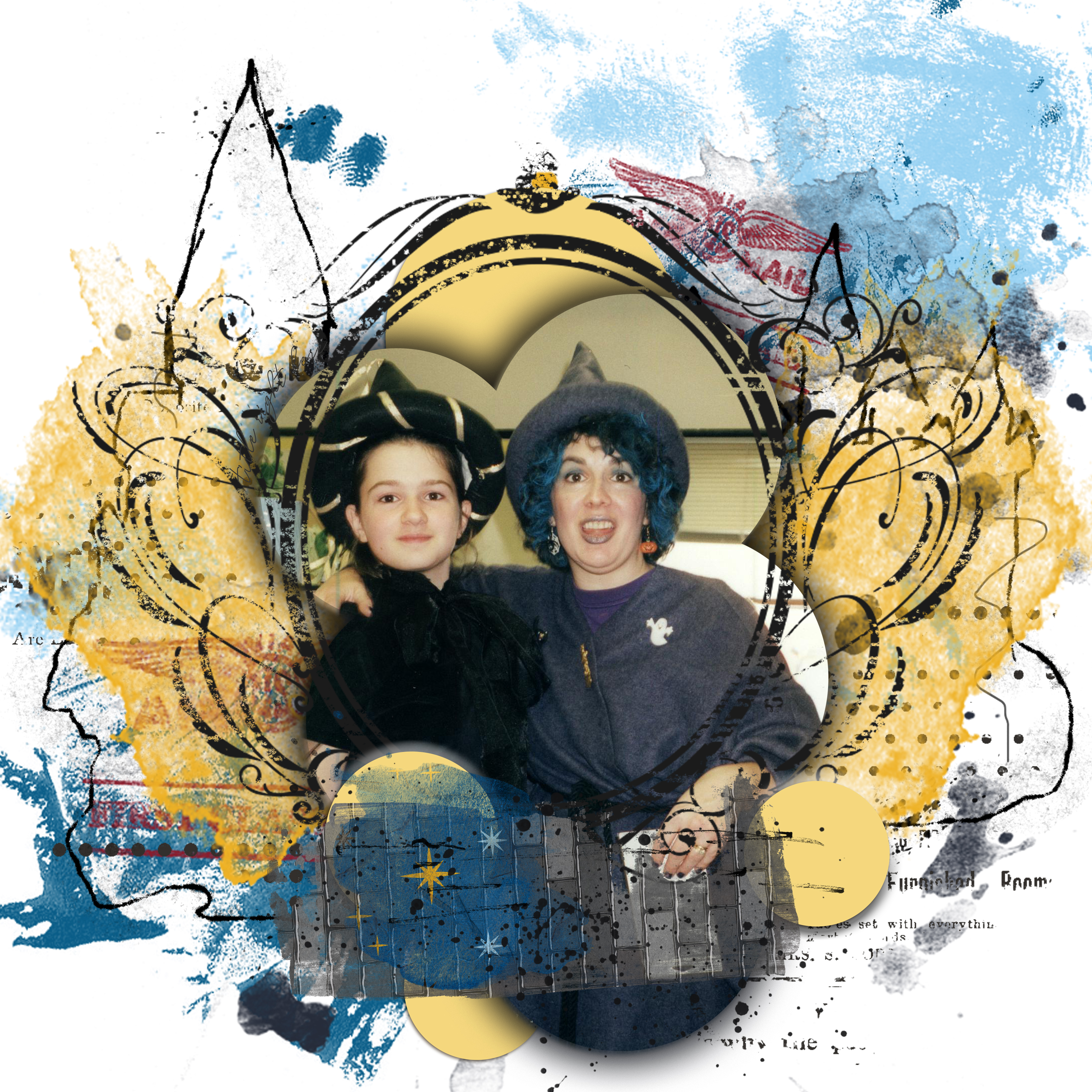 May 22 Wizards at school and and me. Sahlin template challenge.jpg