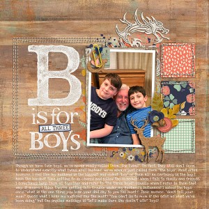 MOC 1: B Is For Boys