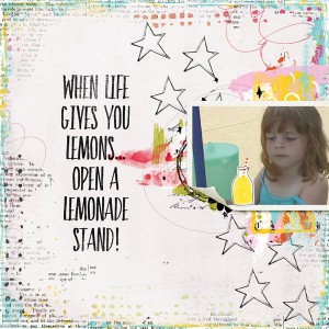 April 2017 Scraplift Challenge - Lemonade Stand
