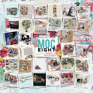 MOC Eight Finished Layouts Collage