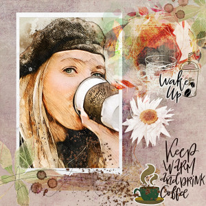 Keep warm and drink Coffee