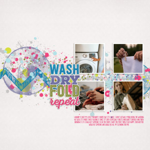 wash dry fold repeat