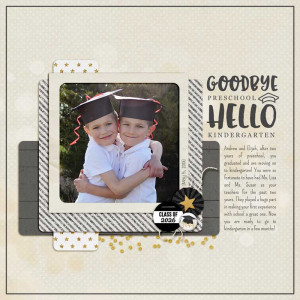 Preschool Graduation (Slow Scrap 10/9/23)