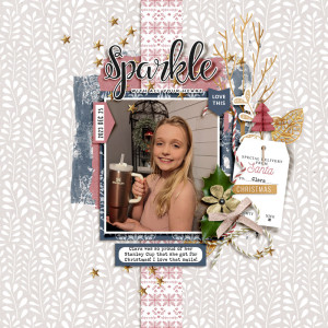 Sparkle With All Your Heart [MOC12 January 28: Blind Scrap Challenge]