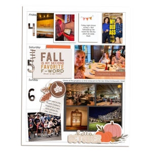 Week 40 Memory Planner (Right)