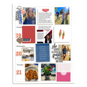 Week 47 Memory Planner (left)