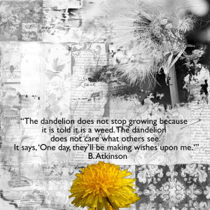 Whimsical Dandelion