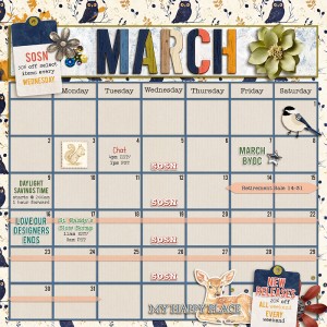 March 2025 Calendar