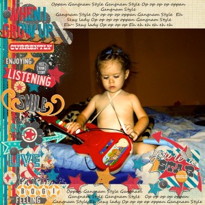 Bogi plays music