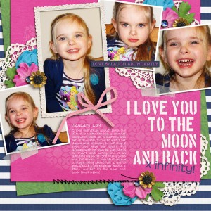 Love you to the moon and back times infinity!