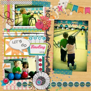 neon bowling