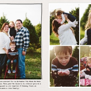 2014 Holiday Memories Spread 1