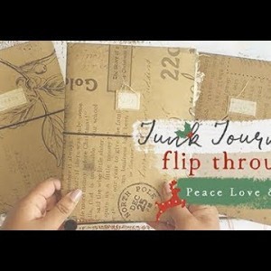 Flip through of my Christmas Journals - Peace, Love & Joy
