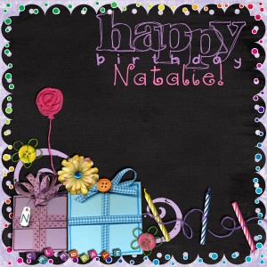 * Celebrating Natalie ! *