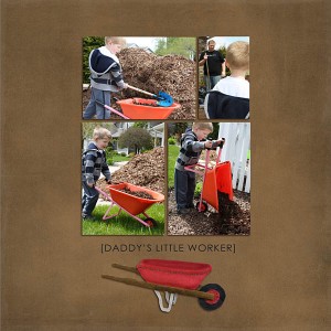daddy's little worker