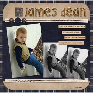 just like james dean