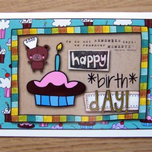 Cupcake Birthday Card