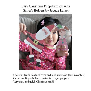 Christmas finger puppets