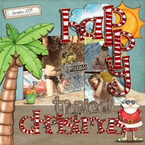 happy tropical Christmas