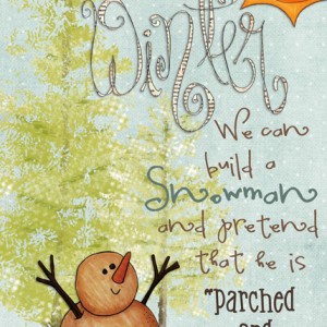 parched and brown