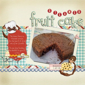 Steamed Fruit Cake