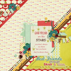 Good friends are like stars