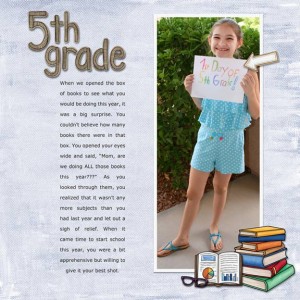 Big Fifth Grader!
