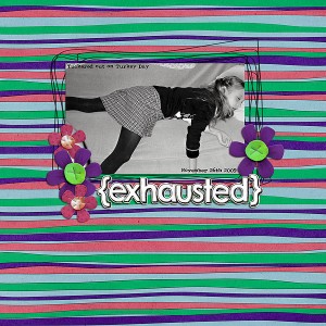exhausted