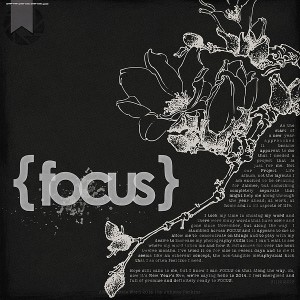 FOCUS | why I chose a word