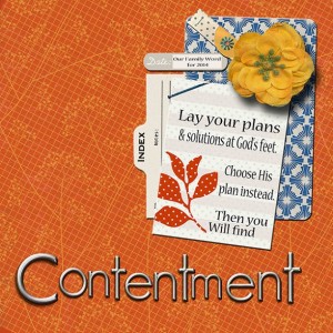 Contentment