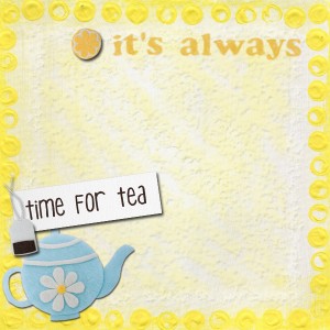 time for tea