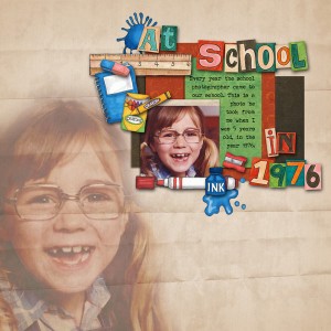 At School in 1976