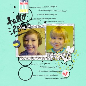 Favorites page
