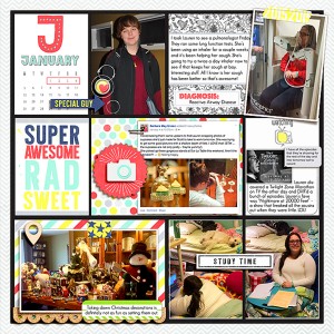 2015 Project Life | Week 1 (LEFT SIDE)