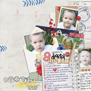 MOC - Chllenge 17 - Scrap A List - 9 reasons to digital scrapbook