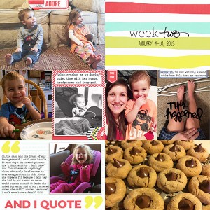 Project Life 2015 Week 2