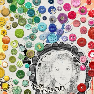 Cute as button
