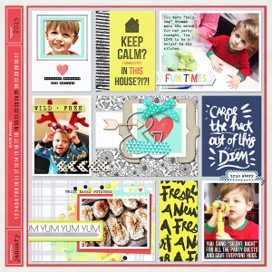 Project Life 2015 - Week 4 template - LEFT - amymarieschn
