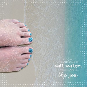 Polka dot toes