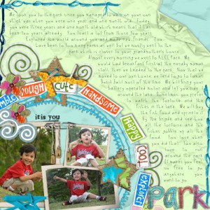 at the park