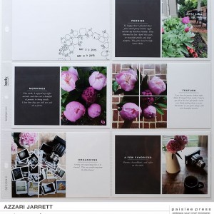May Project Life - Peonies