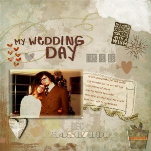 our wedding day
