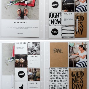 Week In The Life Layout
