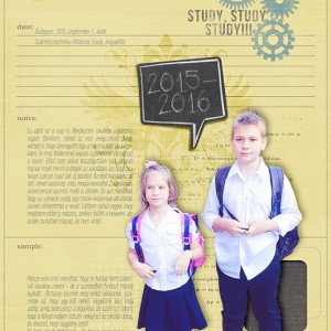 Study, study, study...