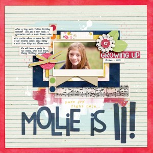 Mollie is 11!