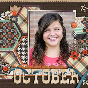 October Calendar Topper