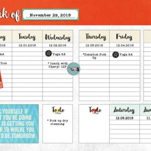 weekly planner