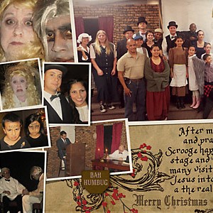 Scrooge and the Ghost of Christmas Past