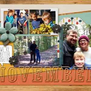 November Calendar Topper