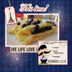 Crepes for Breakfast MOC Day 2 List